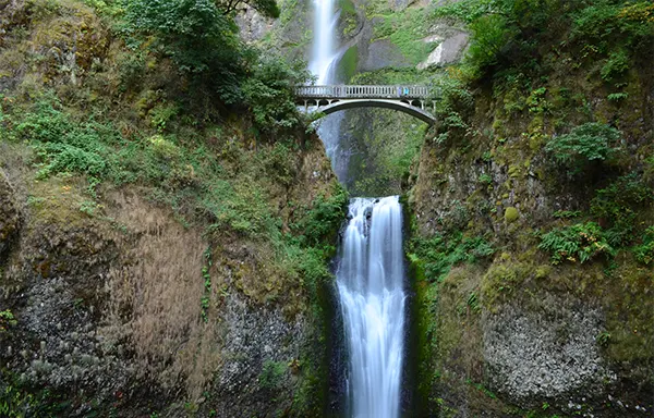 Multnomah Waterfall in Portland