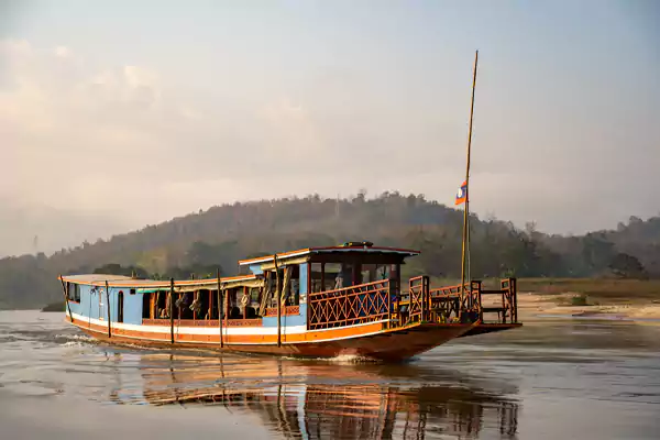 Mekong River Cruise in Huang Xai