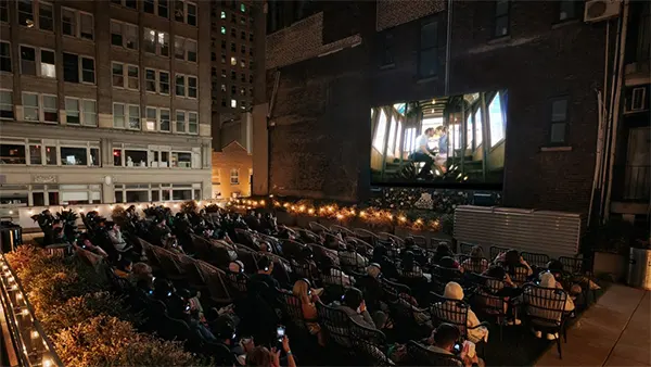 Rooftop Movie at Rooftop Cinema Club in Midtown NYC