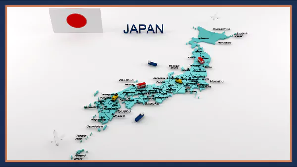 Japan map