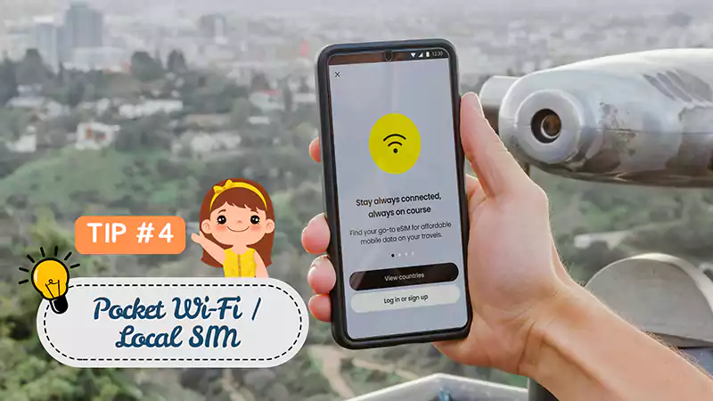 Pocket Wi Fi for Staying Well Connected on a Solo Trip