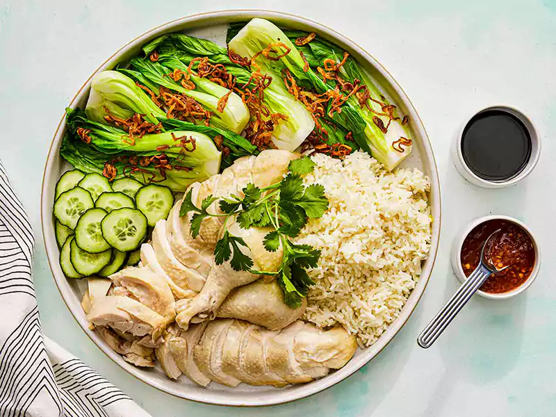 Hainanese Chicken Rice