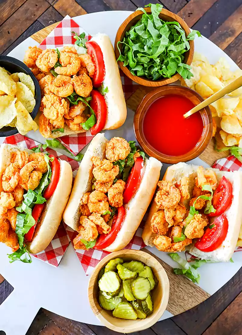Seafood Poboys
