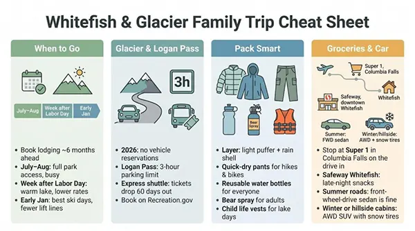 Whitefish family trip